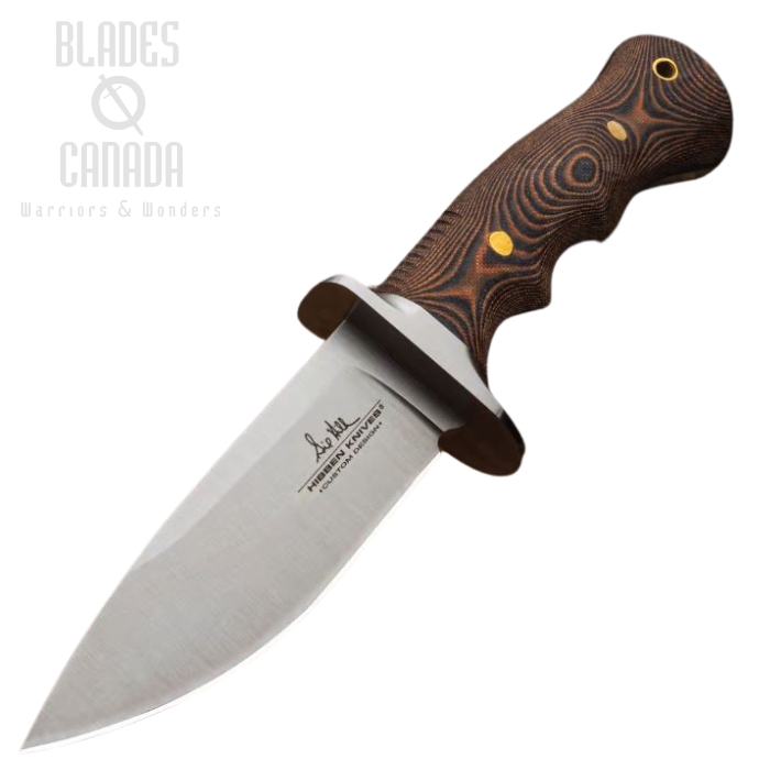 Gil Hibben Tundra Bushcraft Fixed Blade Knife, 420HC, G10, Leather Sheath, GH5110